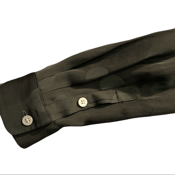 Madewell Jacquard Dot Pajama Shirt Green Size XXS - Picture 6 of 14